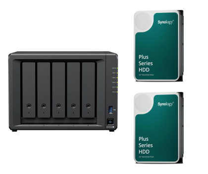Dysk sieciowy Synology DS1525+ (2x 8TB HDD HAT3320-8T)